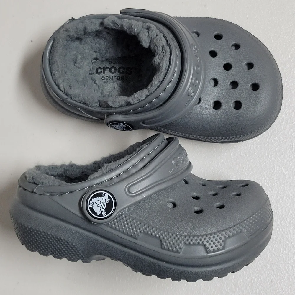 Crocs For Toddler  Classic Lined Size C5.